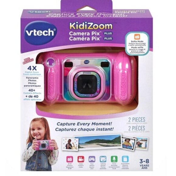 VTech KidiZoom Camera Pix Plus  -  Pink - Picture 1 of 8